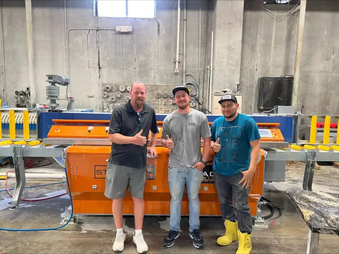 Straight 8 installation at existing BACA customer